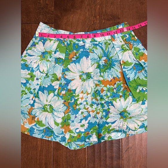 Faithfull The Brand Priscilla Gardone Floral Print 100% Linen Shorts Size 6 - Picture 6 of 12